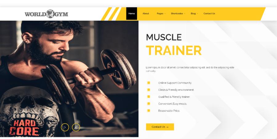 Akhada Fitness Gym WordPress Theme