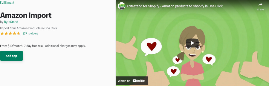 Amazon Import Shopify App