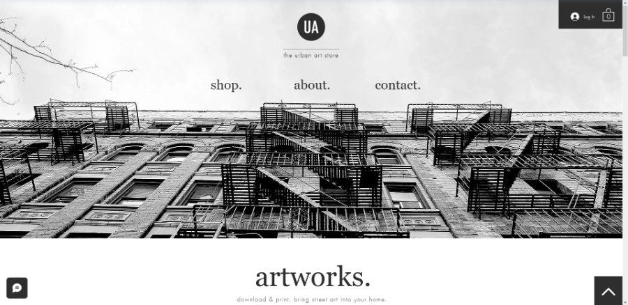 Art Store Wix Template