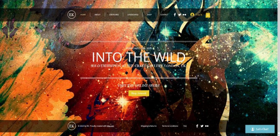 Art Store eCommerce Wix Template