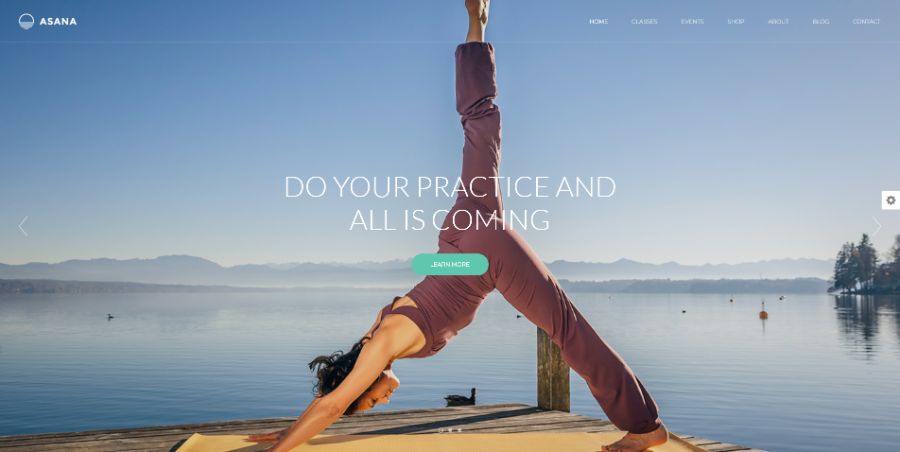 Asana - Sport and Yoga WordPress Theme