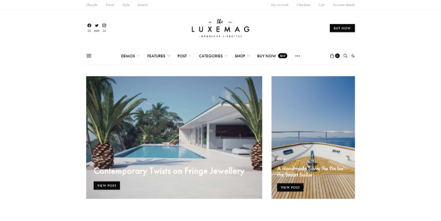 Authentic - Lifestyle Blog & Magazine WordPress Theme