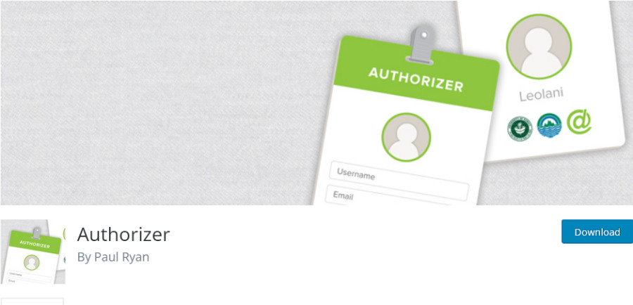 Authorizer WordPress Plugin