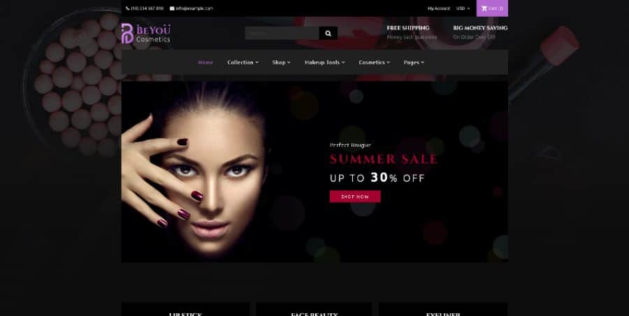 Be-You | Fashion Beauty, Cosmetics Shopify Theme