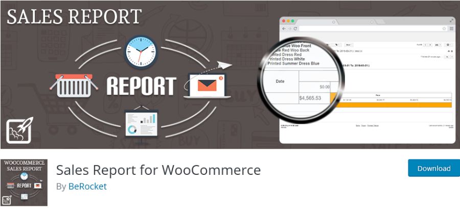 BeRocket Sales Report for WooCommerce
