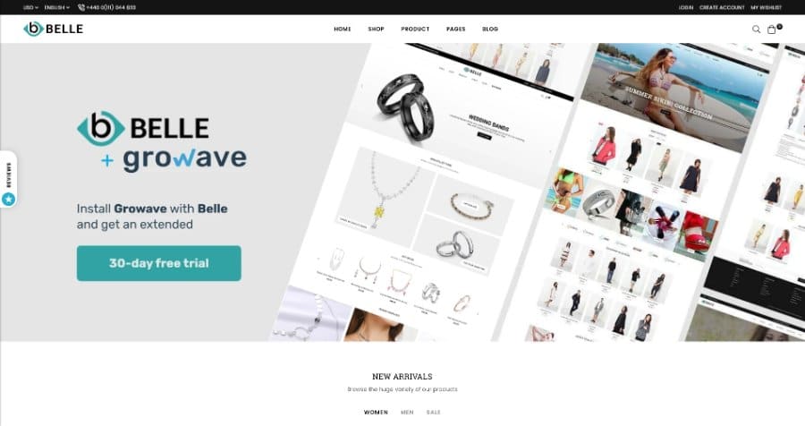 Belle - Clothing and Fashion Shopify Theme