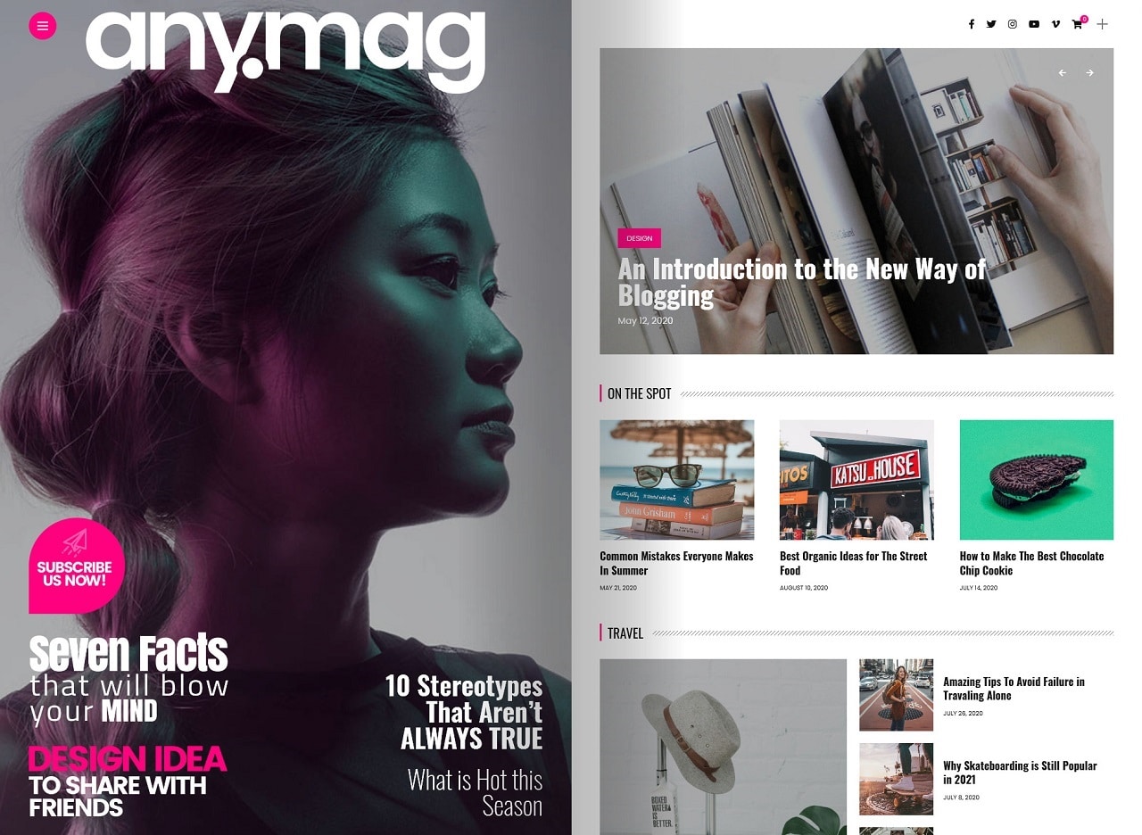 Best WordPress Themes for Online Magazines | Website Fabricator