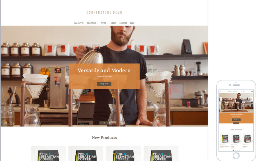 BigCommerce Cornerstone Theme