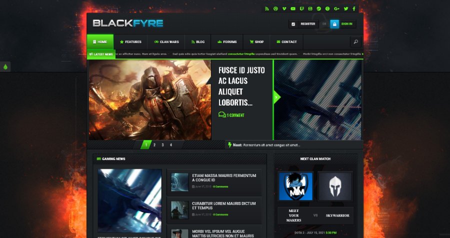 Blackfyre - Create Your Own Gaming Community