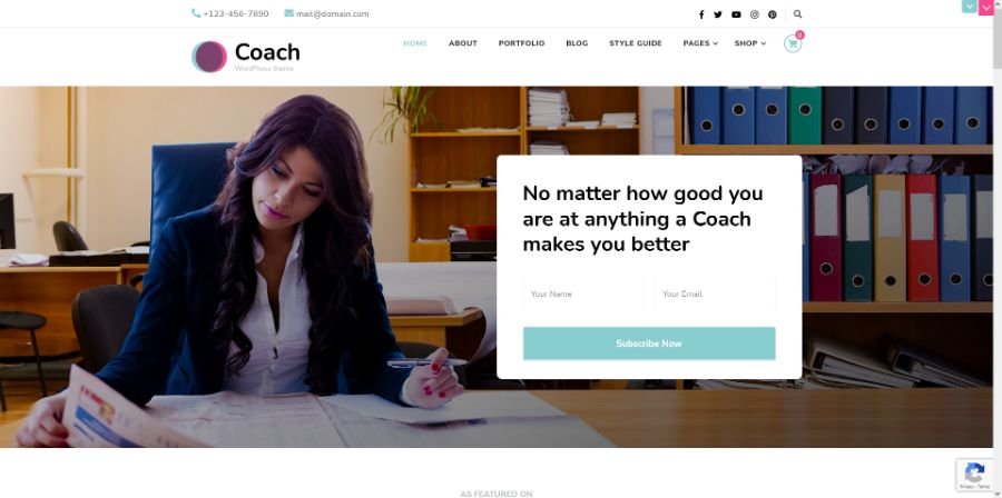 Blossom Coach WordPress Theme