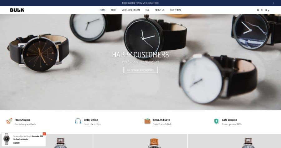 Bulk - Wholesale Sell B2B and B2C Shopify Theme