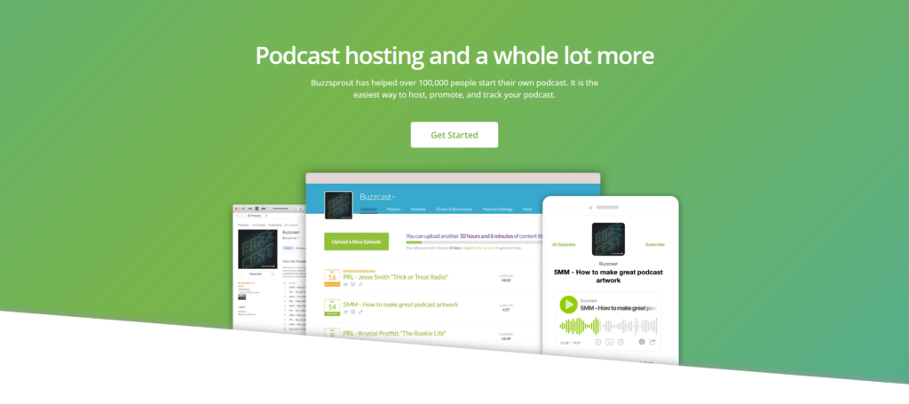 Buzzsprout Free Podcast Hosting