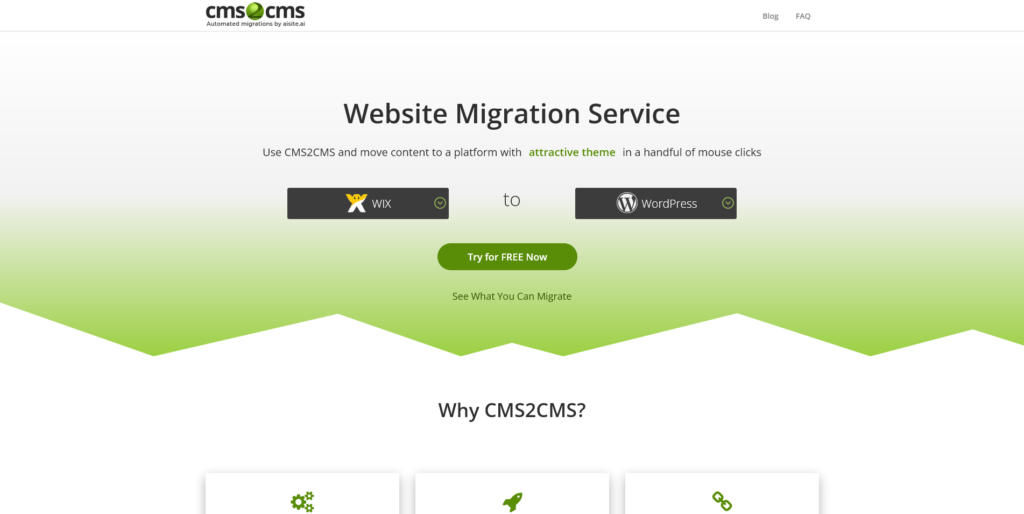 CMS2CMS Wix to WordPress
