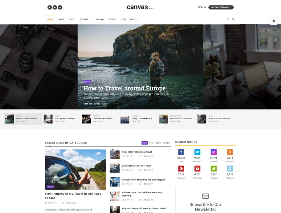 Canvas | The Multi-Purpose HTML5 Template