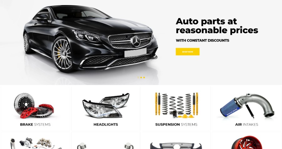 Car Tuning eCommerce Template Shopify Theme