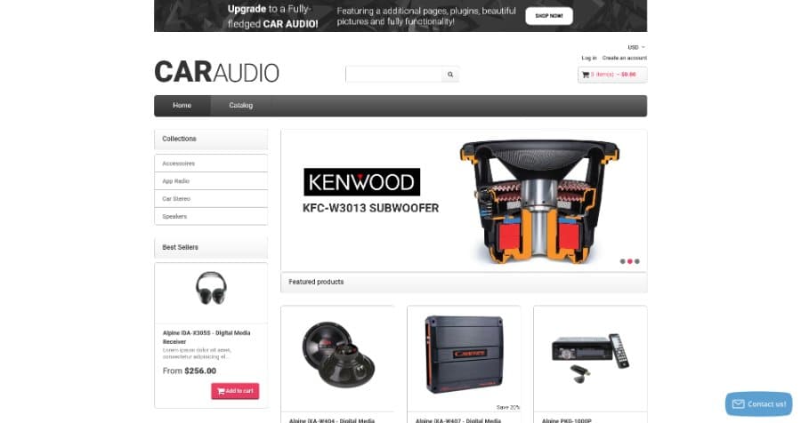 CarAudio - Car Parts eCommerce Clean Shopify Theme