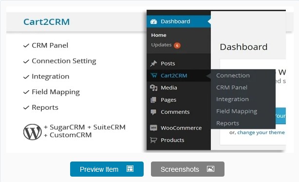 Cart2CRM - WooCommerce and SugarCRM integration