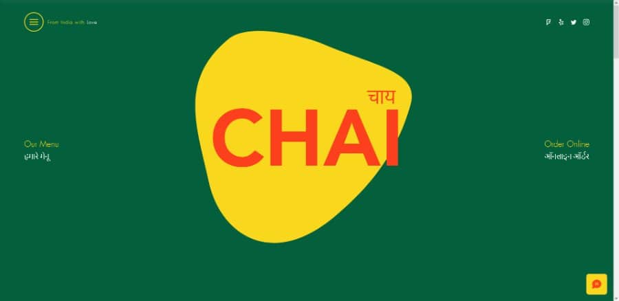 Chai Wix Restaurant Template
