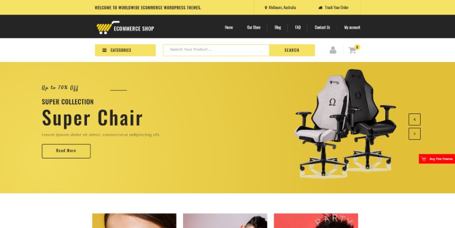 Classic Ecommerce WordPress Theme