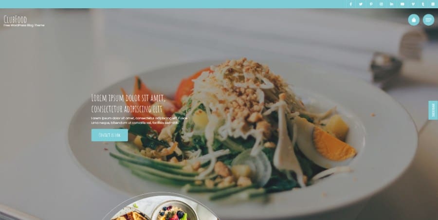 ClubFood WordPress Theme