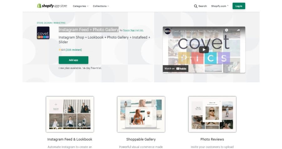 Covet Instagram Feed + Photo Gallery