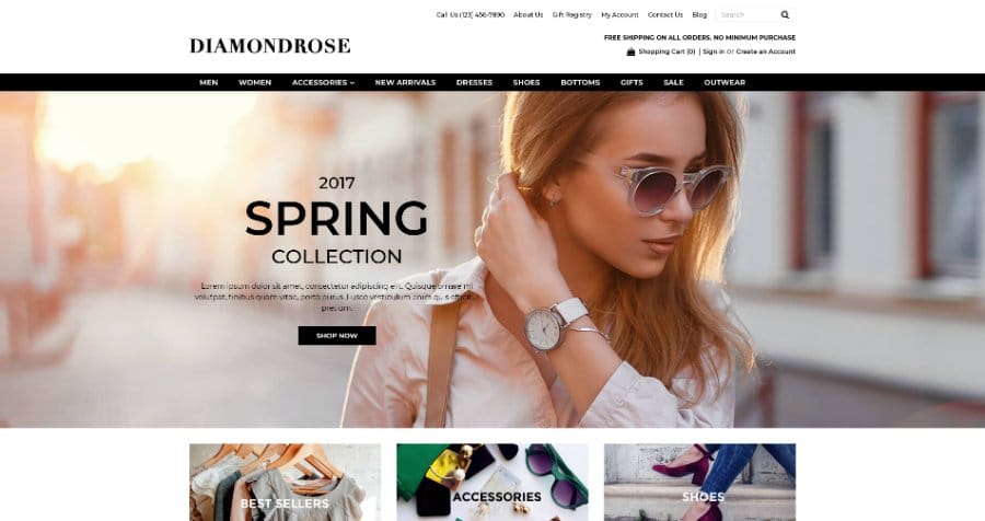 Diamond Rose eCommerce Theme