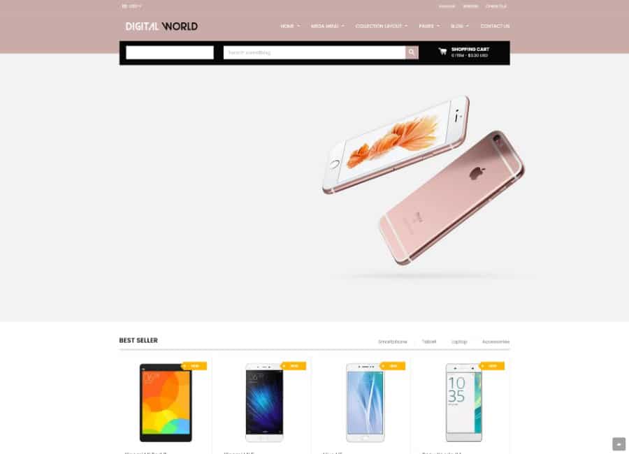 Digital World – Shopify Theme for Electronics & Hi-Tech Store