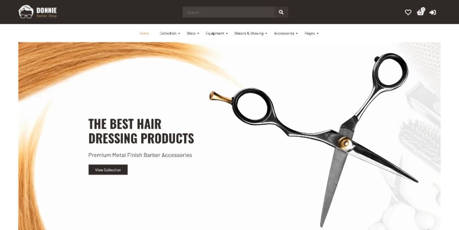 Donnie | Barber Shop Shopify Theme