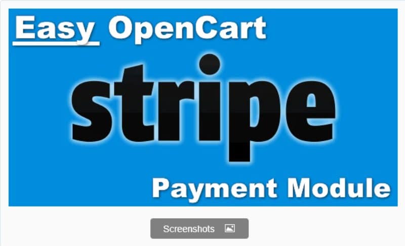 Easy Opencart Stripe Payment Module