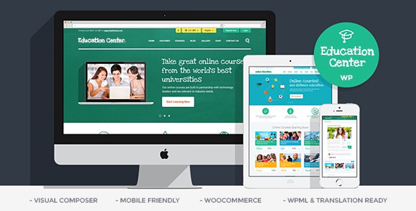 Education Center LMS Online University & School Courses Studying WordPress Theme - Best WordPress Themes for LearnDash