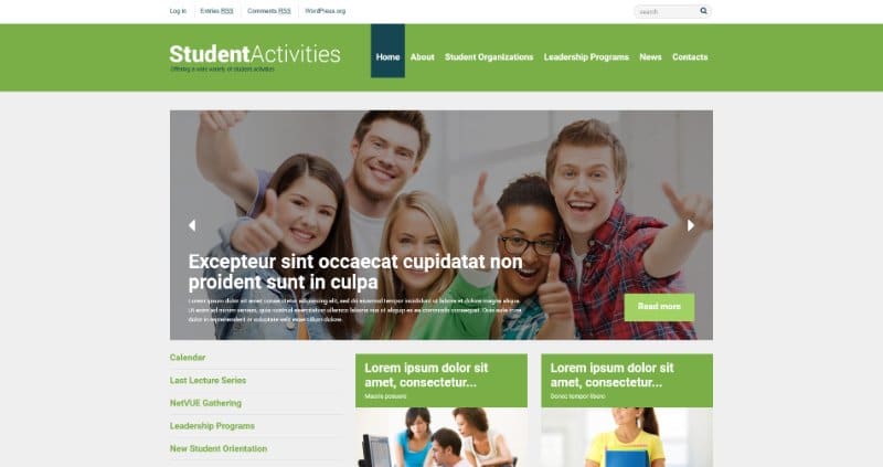 Education Responsive WordPress Theme