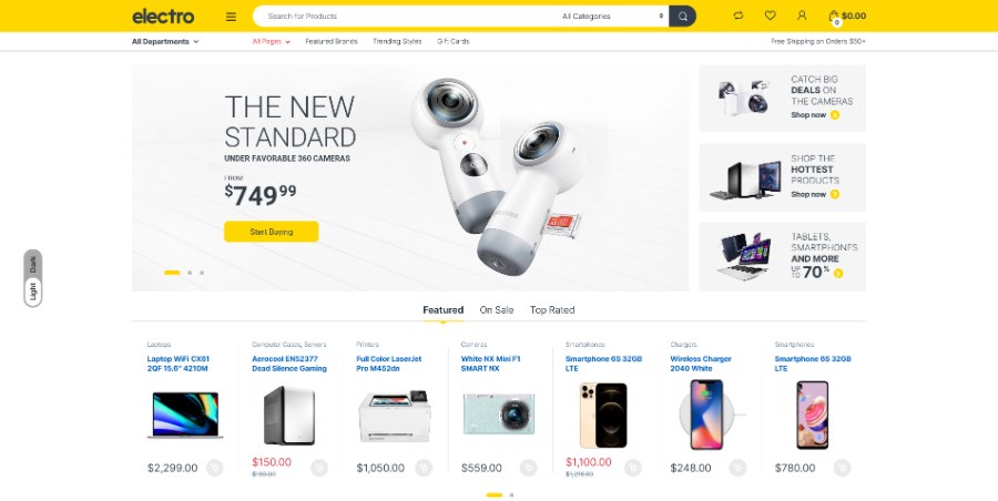 Electro Electronics Store WooCommerce Theme