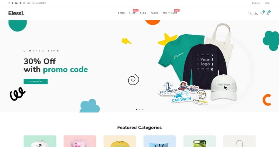 Elessi 2.0 - Responsive Shopify Theme