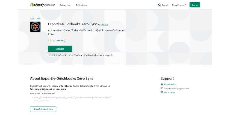 Exportly - Quickbooks Xero Sync