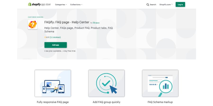 FAQify: FAQ page - Help Center