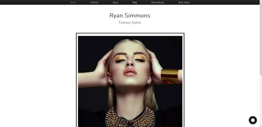 Fashion Stylist Wix Template