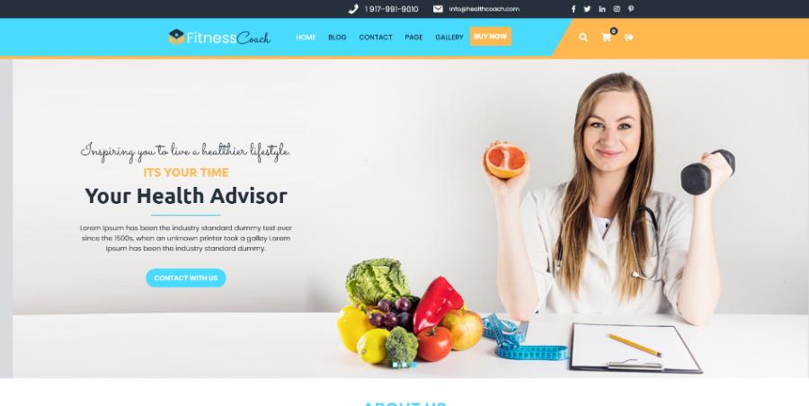 Fitness Coaching WordPress Theme