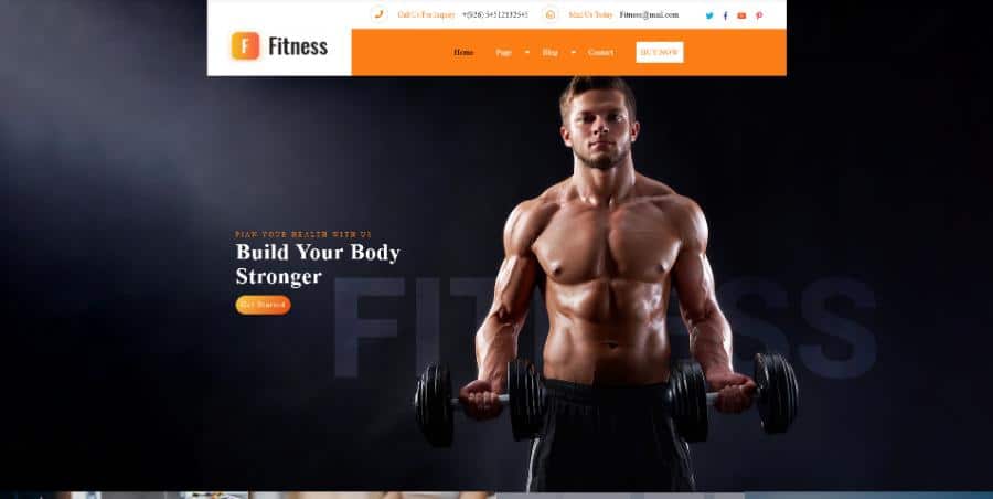 Fitness Insight WordPress Theme