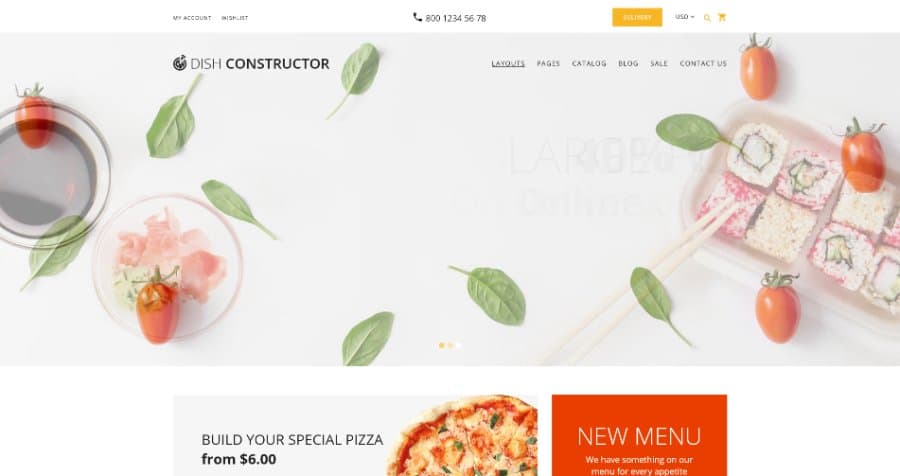 Food & Restaurant Responsive Shopify Theme