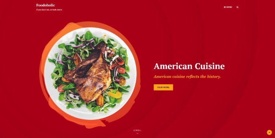 Foodoholic WordPress Theme