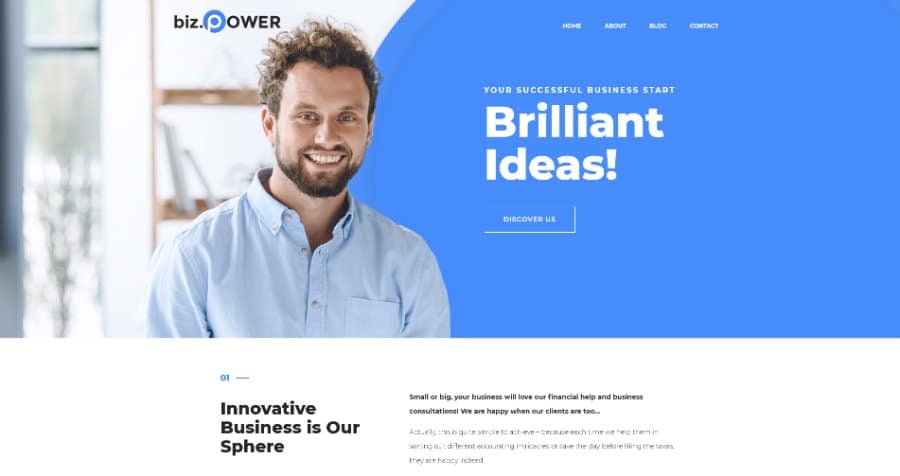 Free WordPress Business Theme WordPress Theme