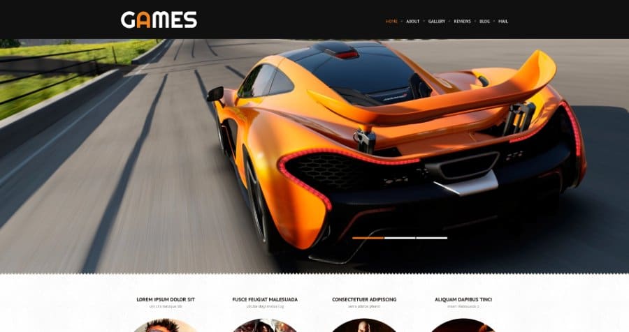 Game Portal Responsive WordPress Theme