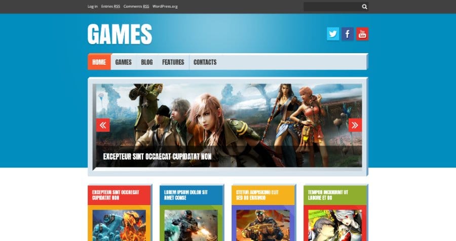 Game Reviews WordPress Theme