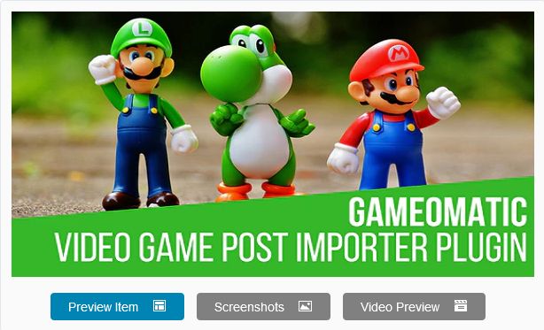 Gameomatic - Giant Bomb Automatic Post Generator Plugin for WordPress