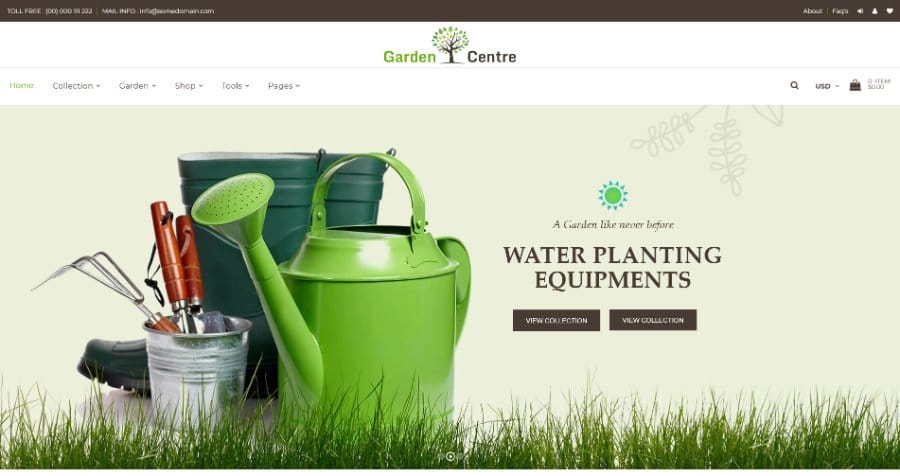 Garden Plants Gardening Store, Landscaping Service Shopify Theme