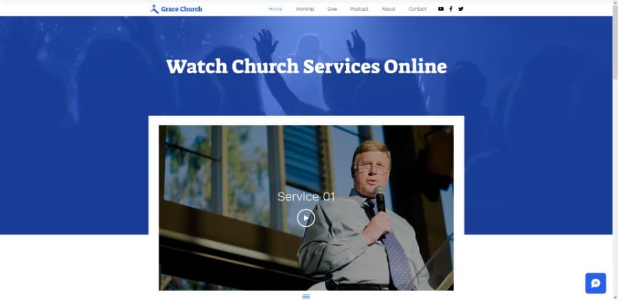 Grace Church Wix Template