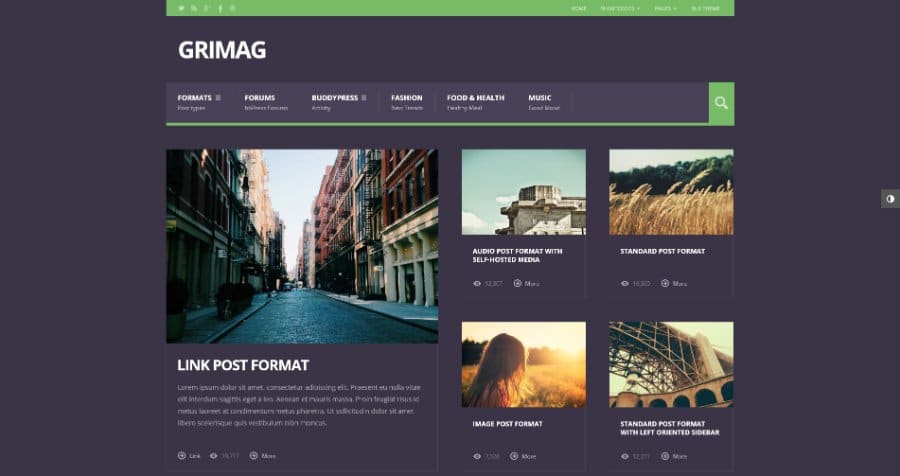Grimag - Magazine WordPress Theme