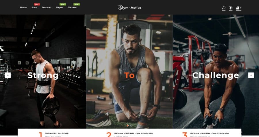 Gym Active - Sports Clothing & Fitness Equipment Shopify Theme