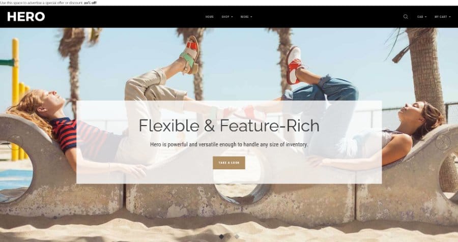 Hero Warm BigCommerce Theme