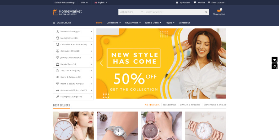 Home Market - Flexible Shopify Theme